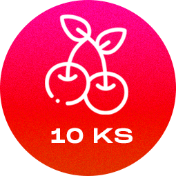 THCP jelly worms - Višeň 50mg, 10ks