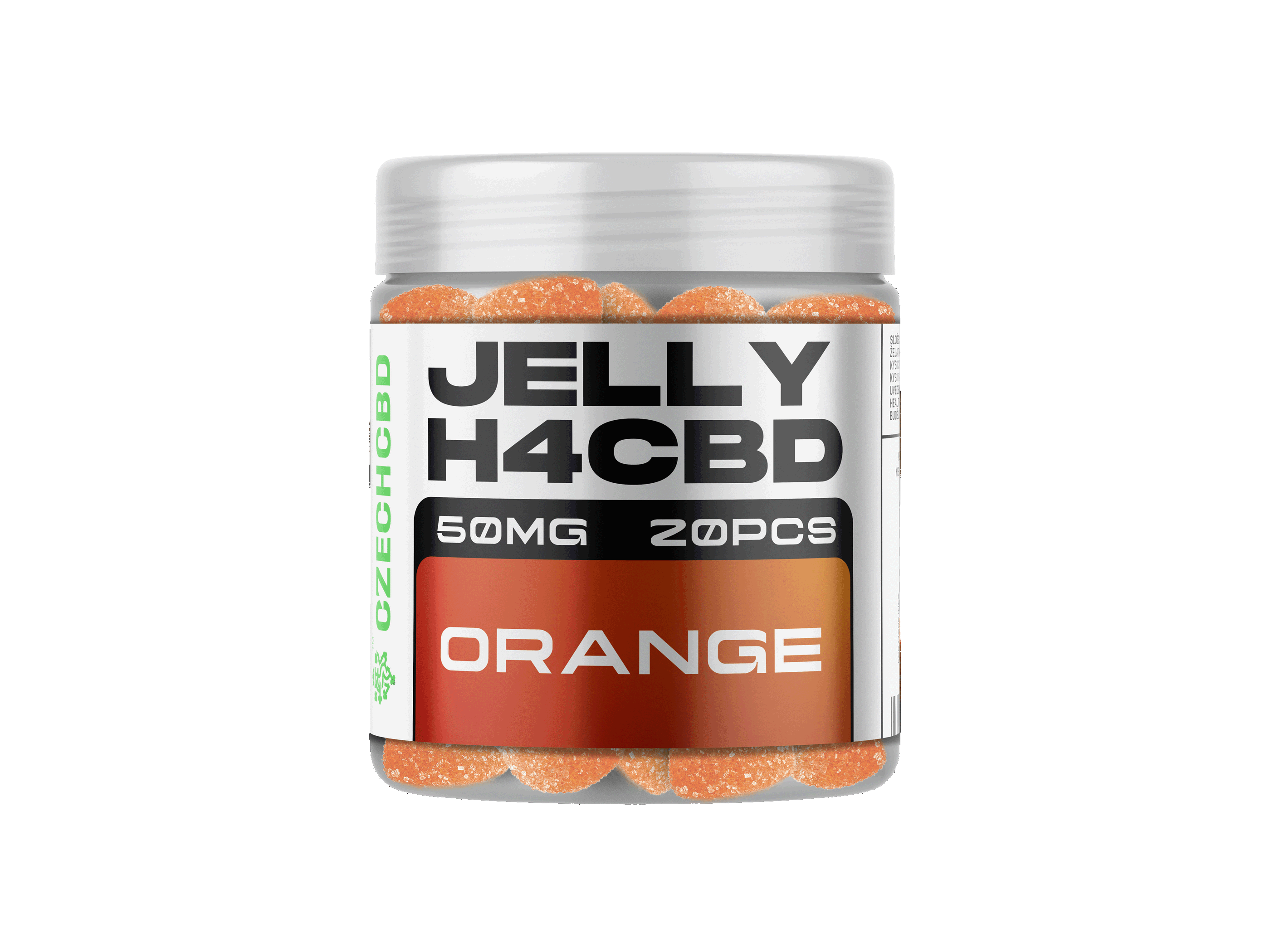 Jelly H4CBD 50mg Pomeranč 20ks