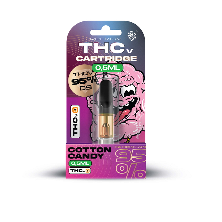 THCv 60% cartridge Cotton Candy 0,5ml
