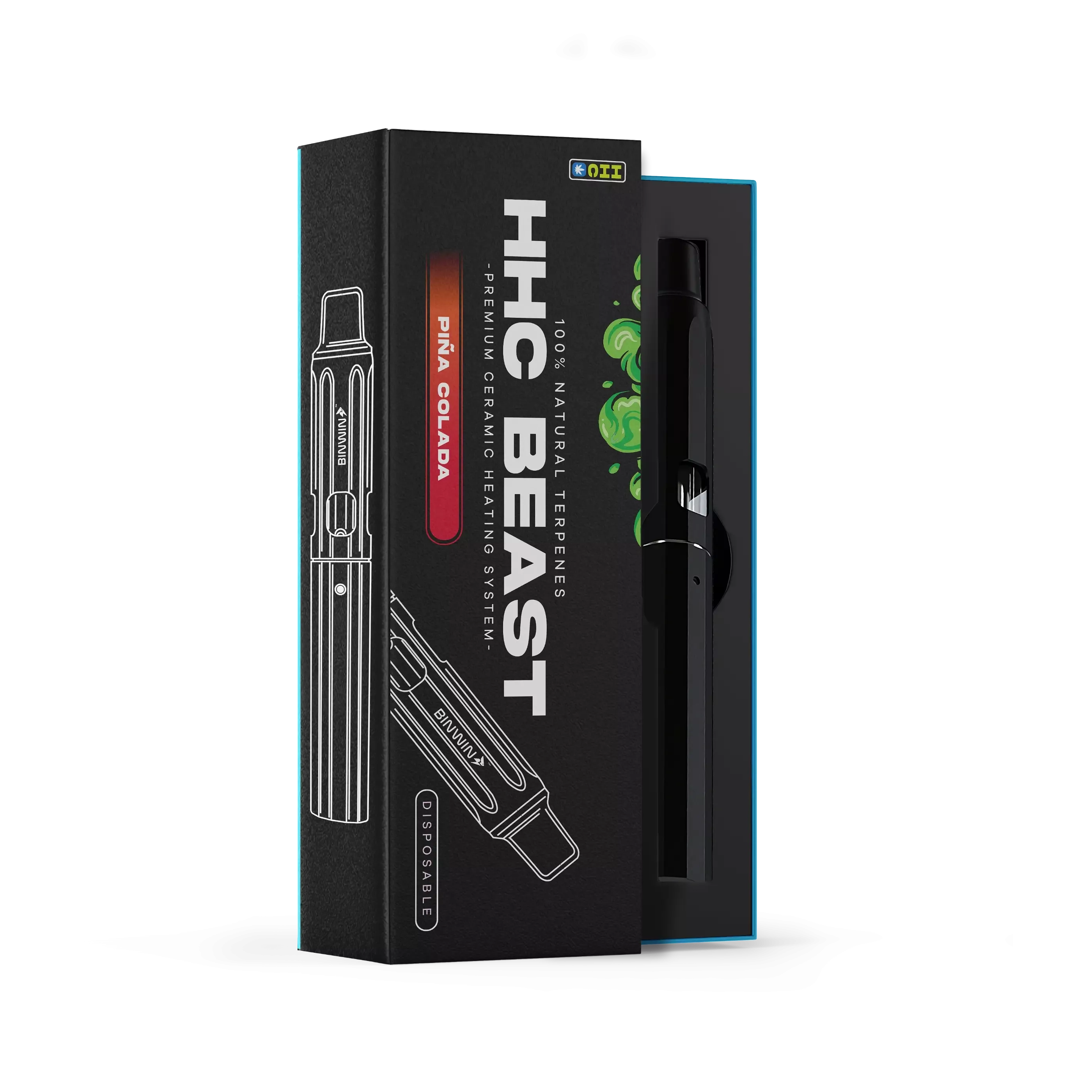 HHC BEAST PiňaColada 1 ml