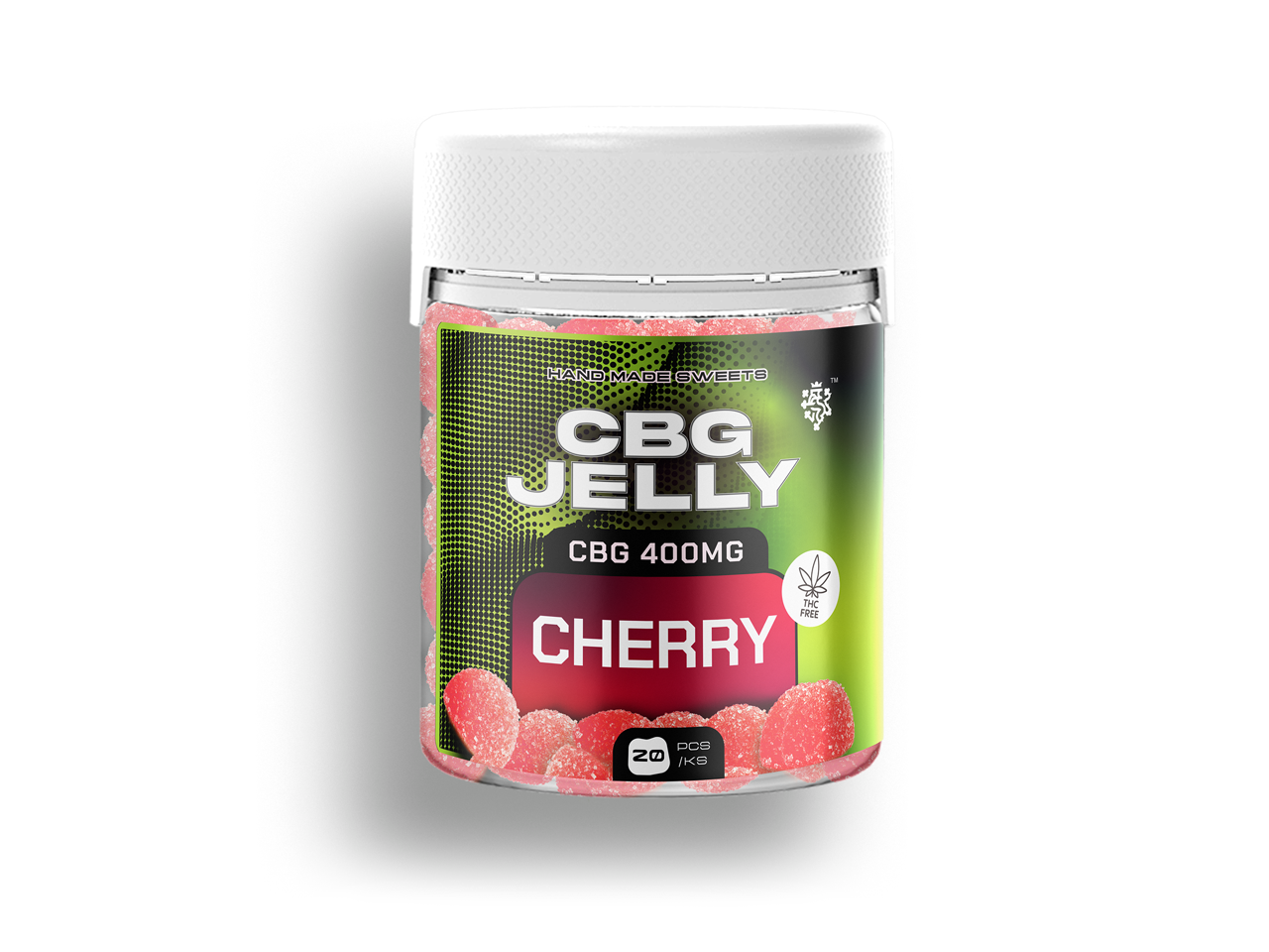 CBG Jelly 20mg Višeň 20ks