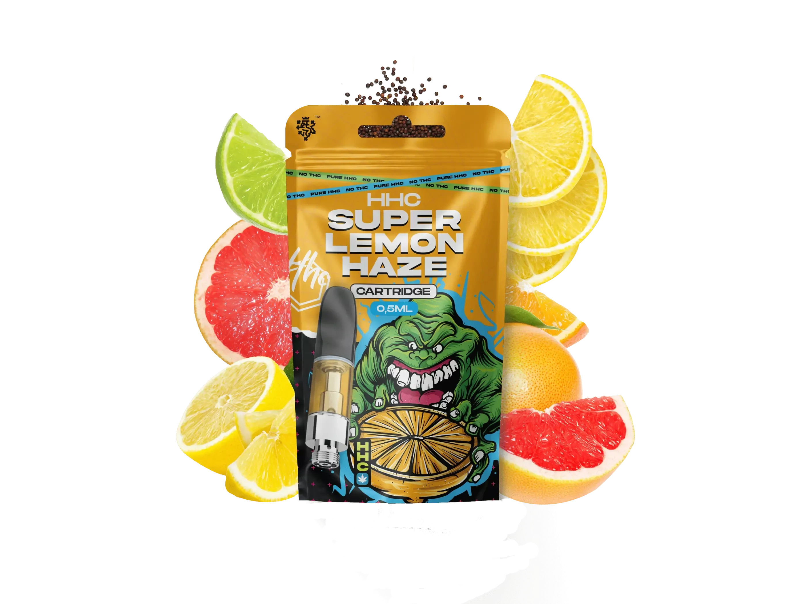 Cartridge Super Lemon Haze 94% HHC 0,5 ml