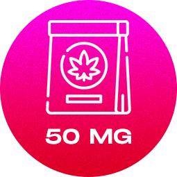 THCP Jelly worms - Jahoda 50mg, 10ks