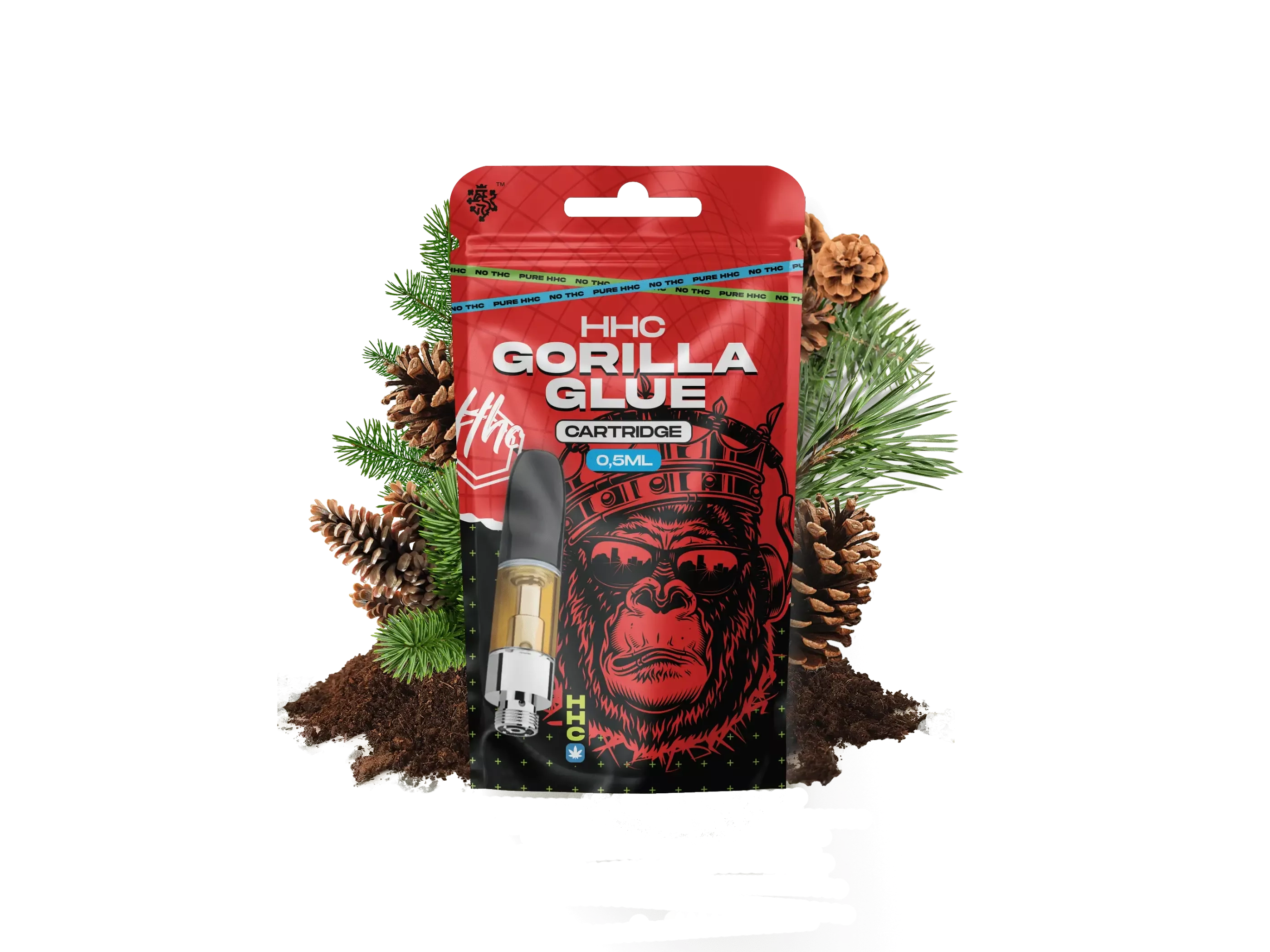 Cartridge Gorilla Glue 94% HHC 0,5 ml