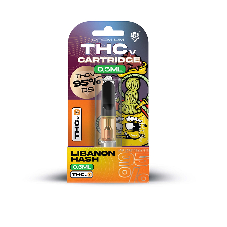 THCv 60% cartridge Libanon Hash 0,5ml