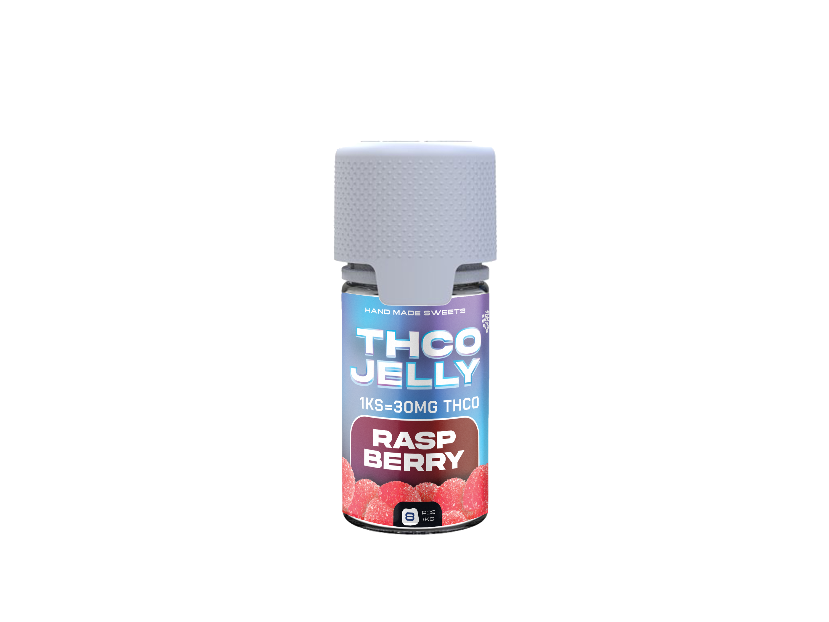 THCO Jelly 30mg Malina 8ks