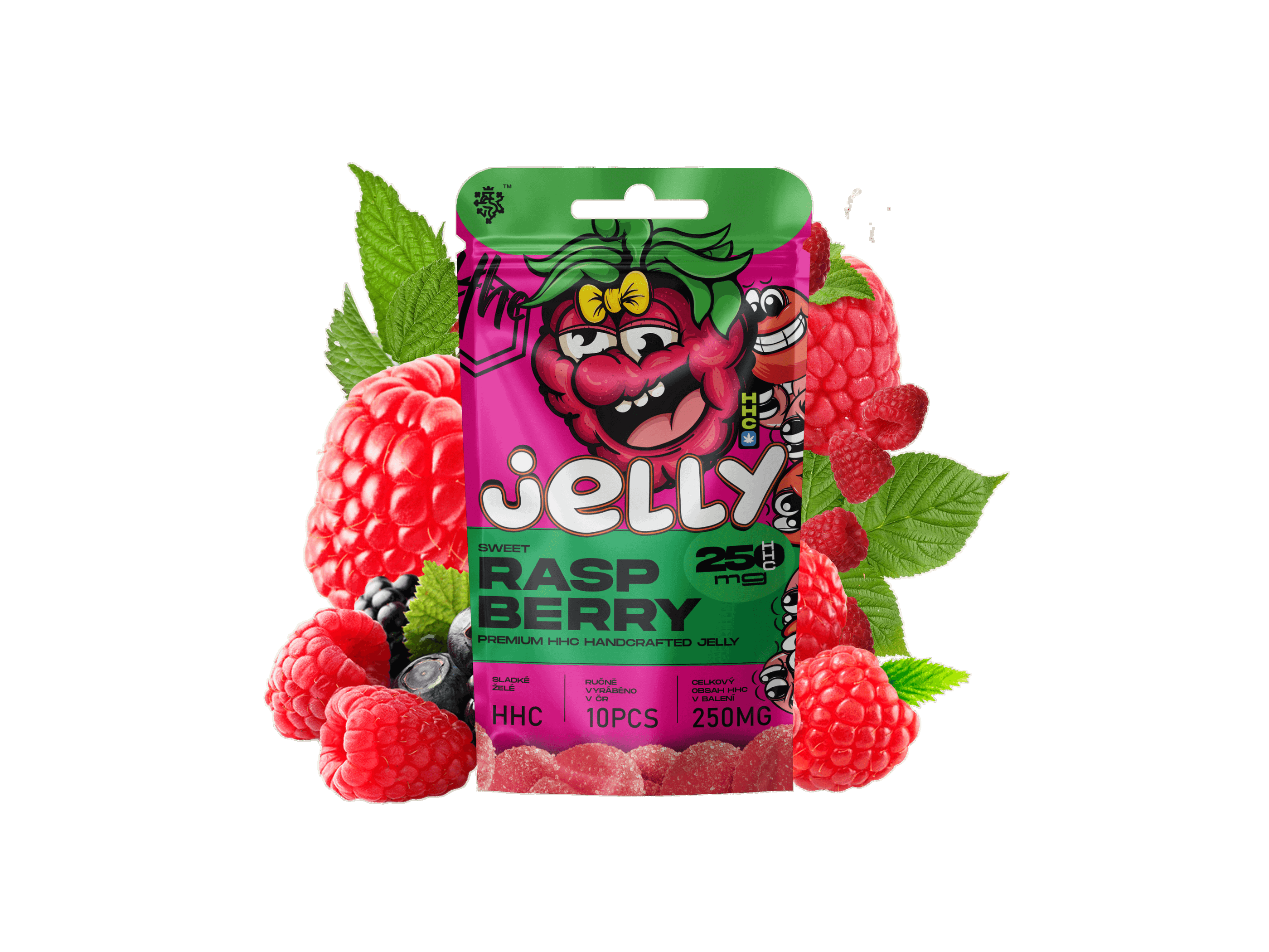HHC Jelly 25mg - želé malina