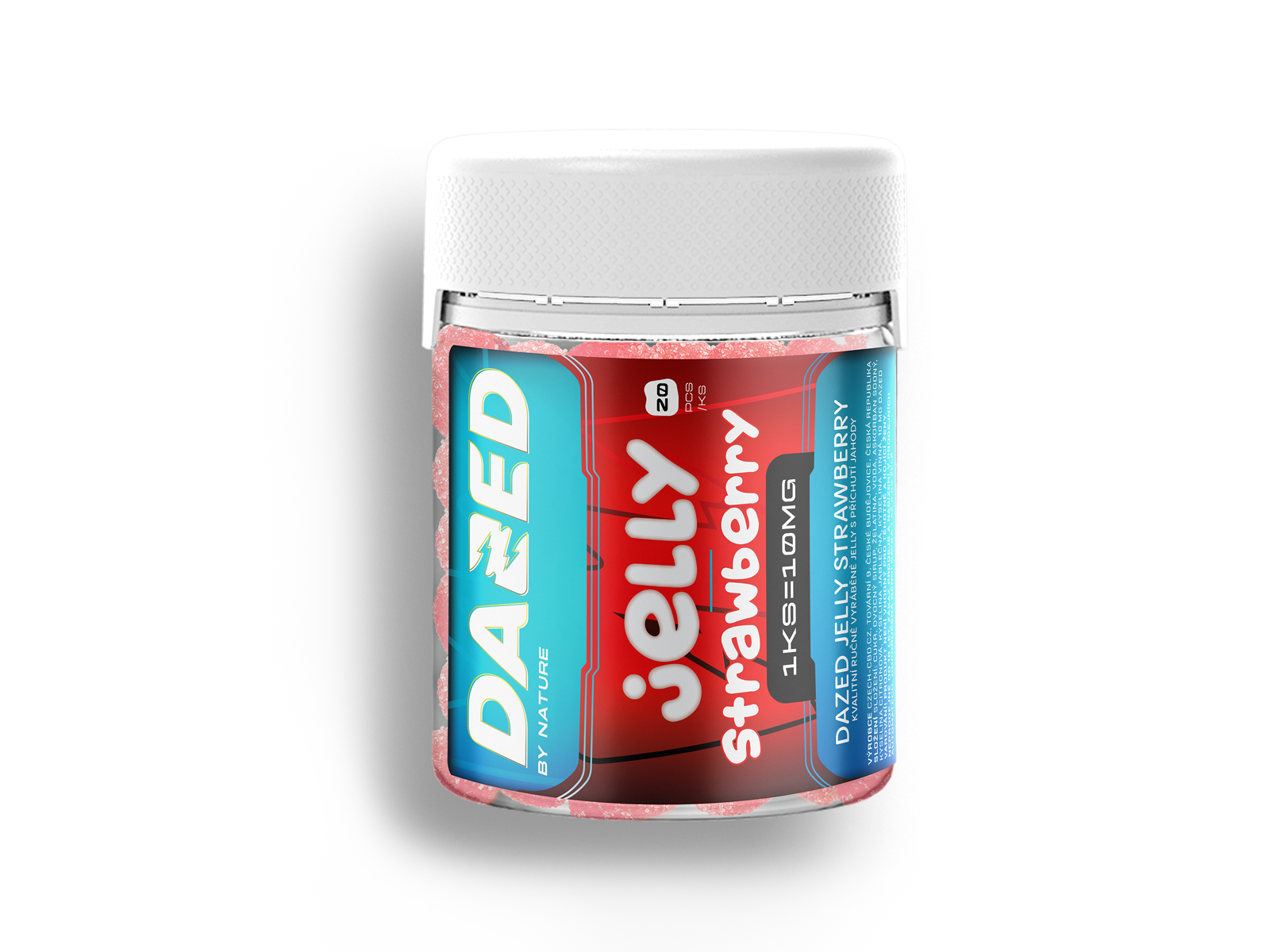 DAZED Jelly 10mg Strawberry 20ks