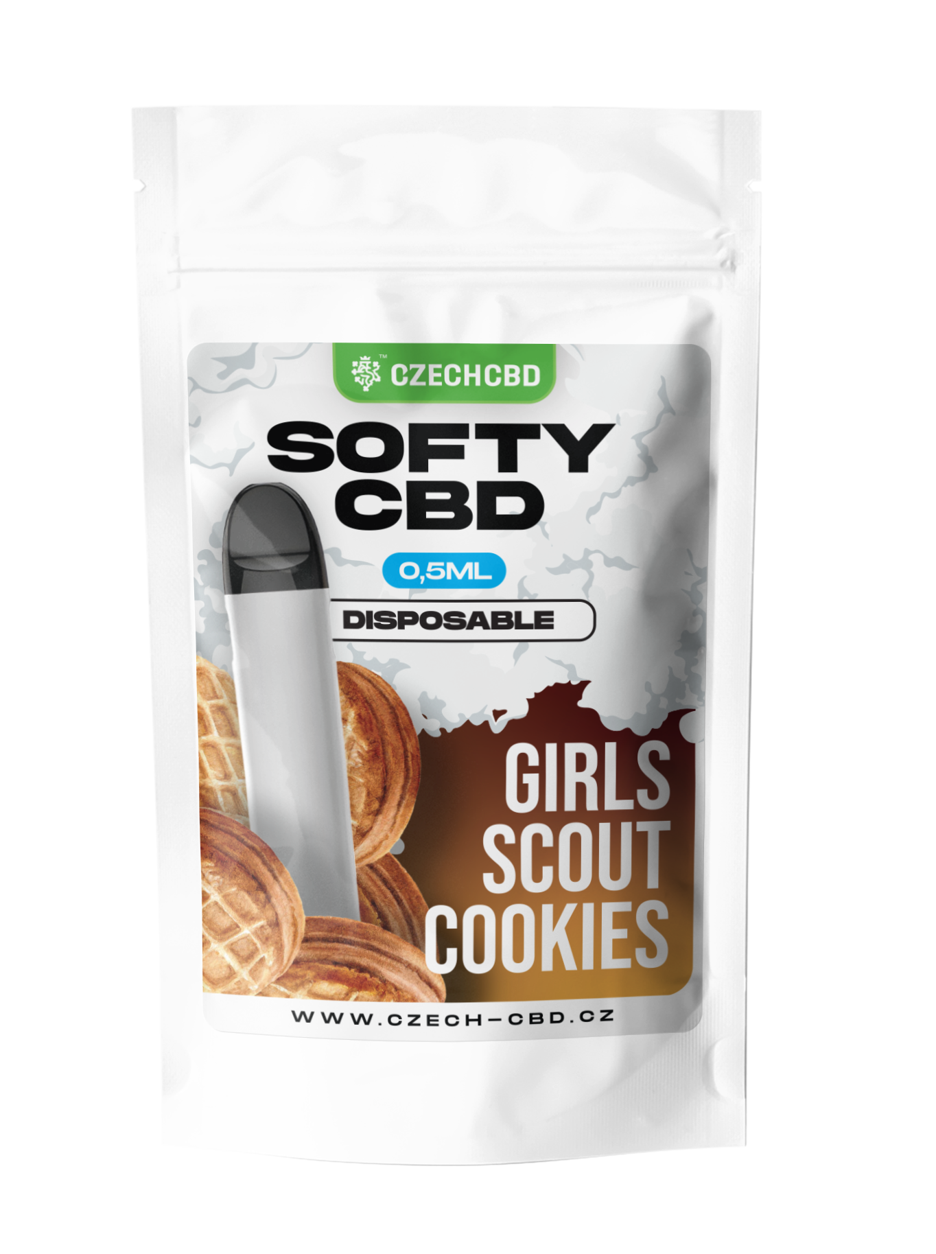 Jednorázové Softy CBD Girl Scout Cookies 0,5ml | czech-cbd.cz