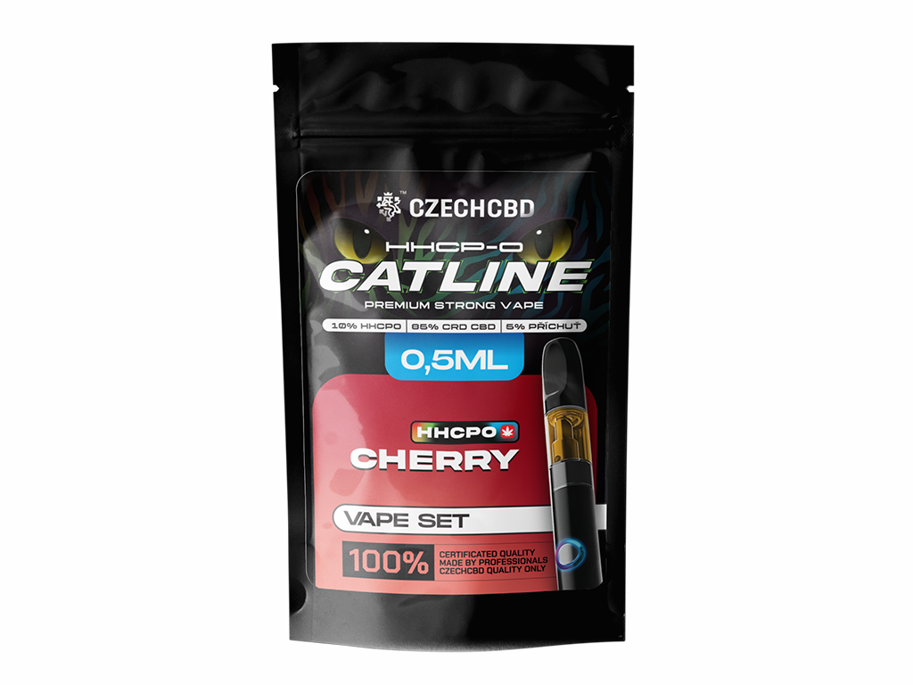 HHCPO vaporizer CATline Cherry 0,5 ml