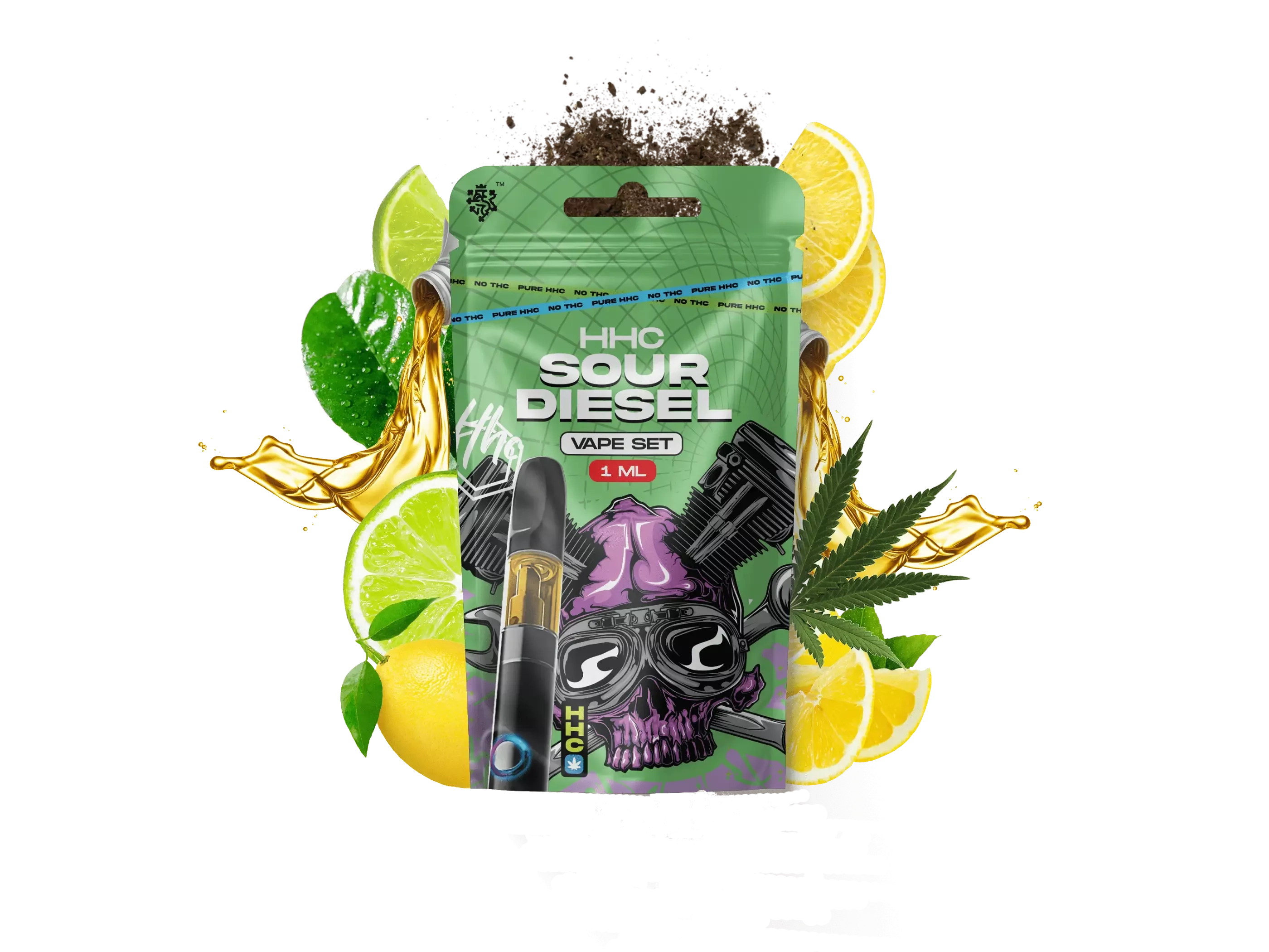 Vaporizer Sour Diesel 94% HHC 1 ml