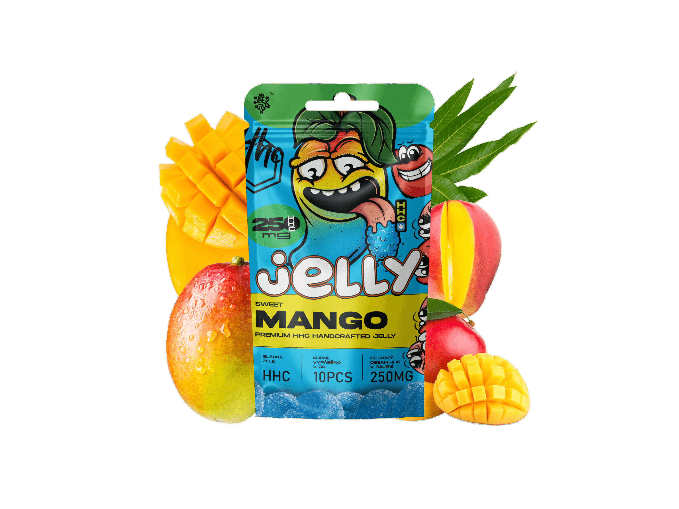 HHC Jelly 25mg - želé modré mango