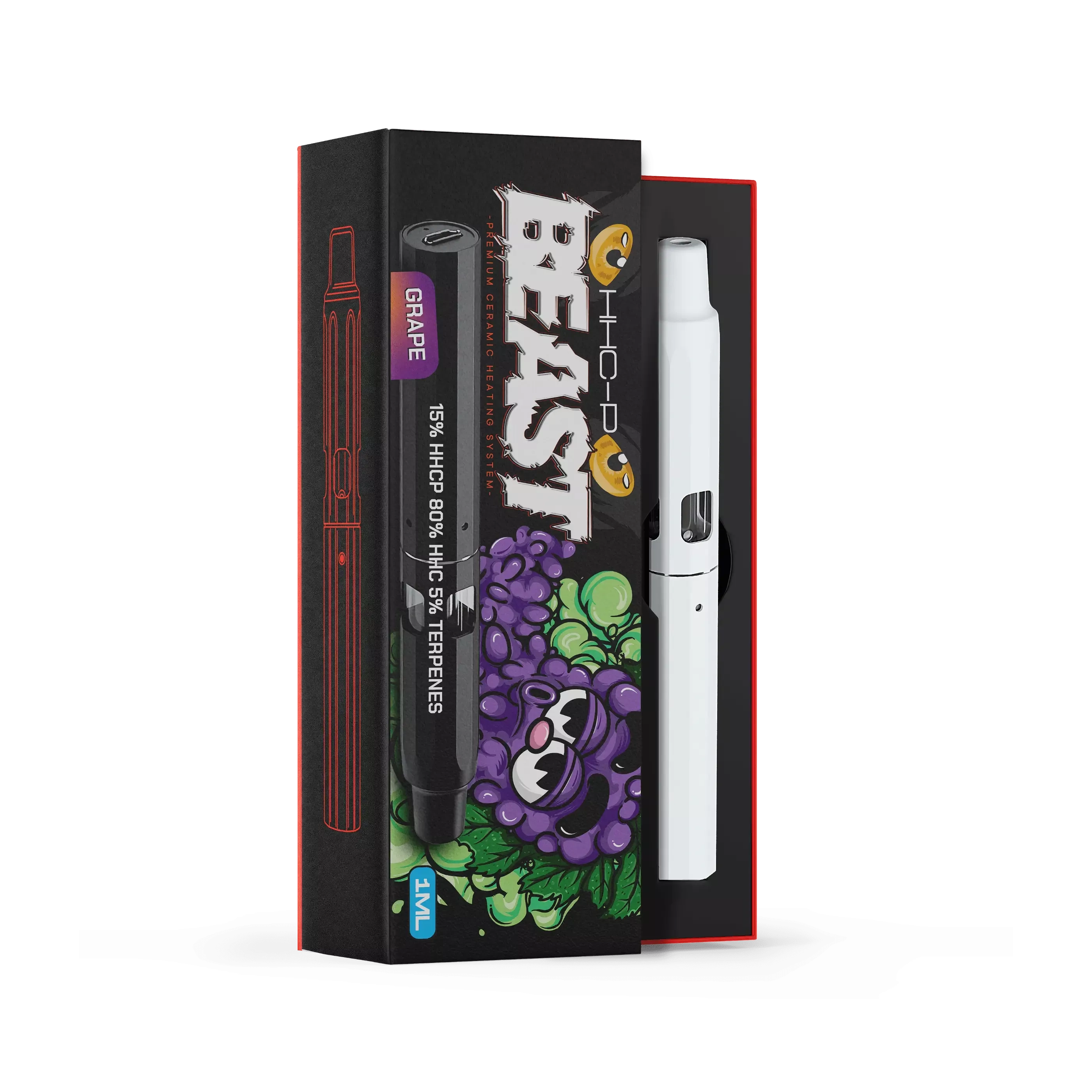 HHC-P Stronger Beast Grape 1ml