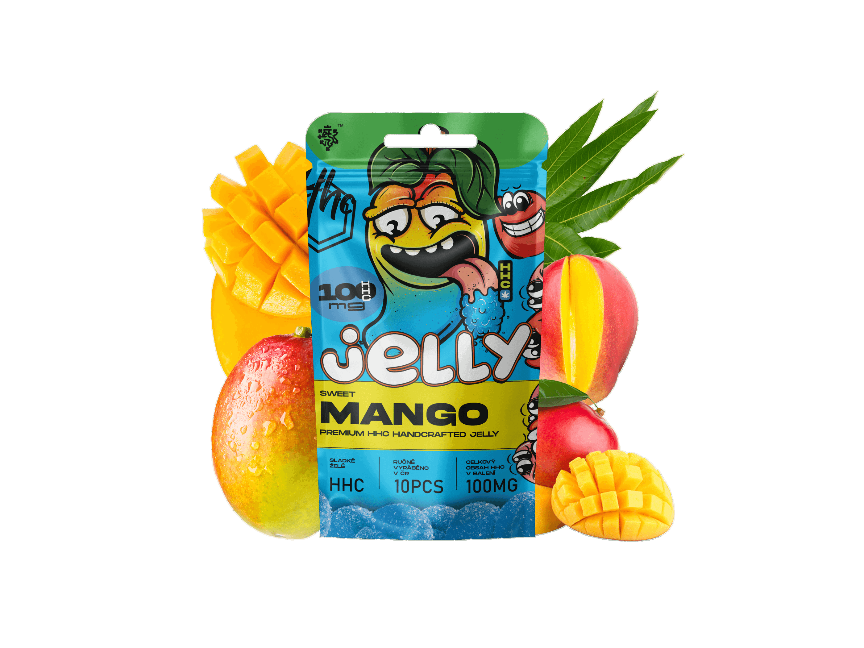 HHC Jelly 10mg - želé modré mango