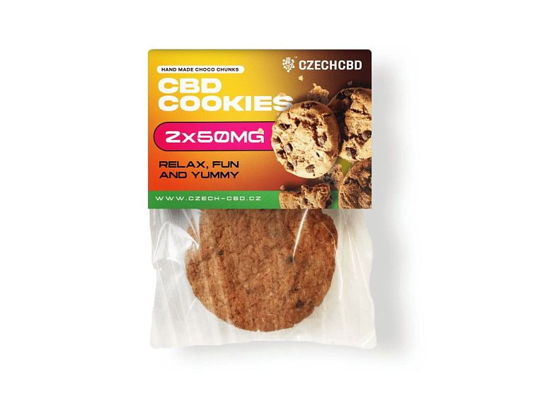 CBD Cookies 50mg - 2ks