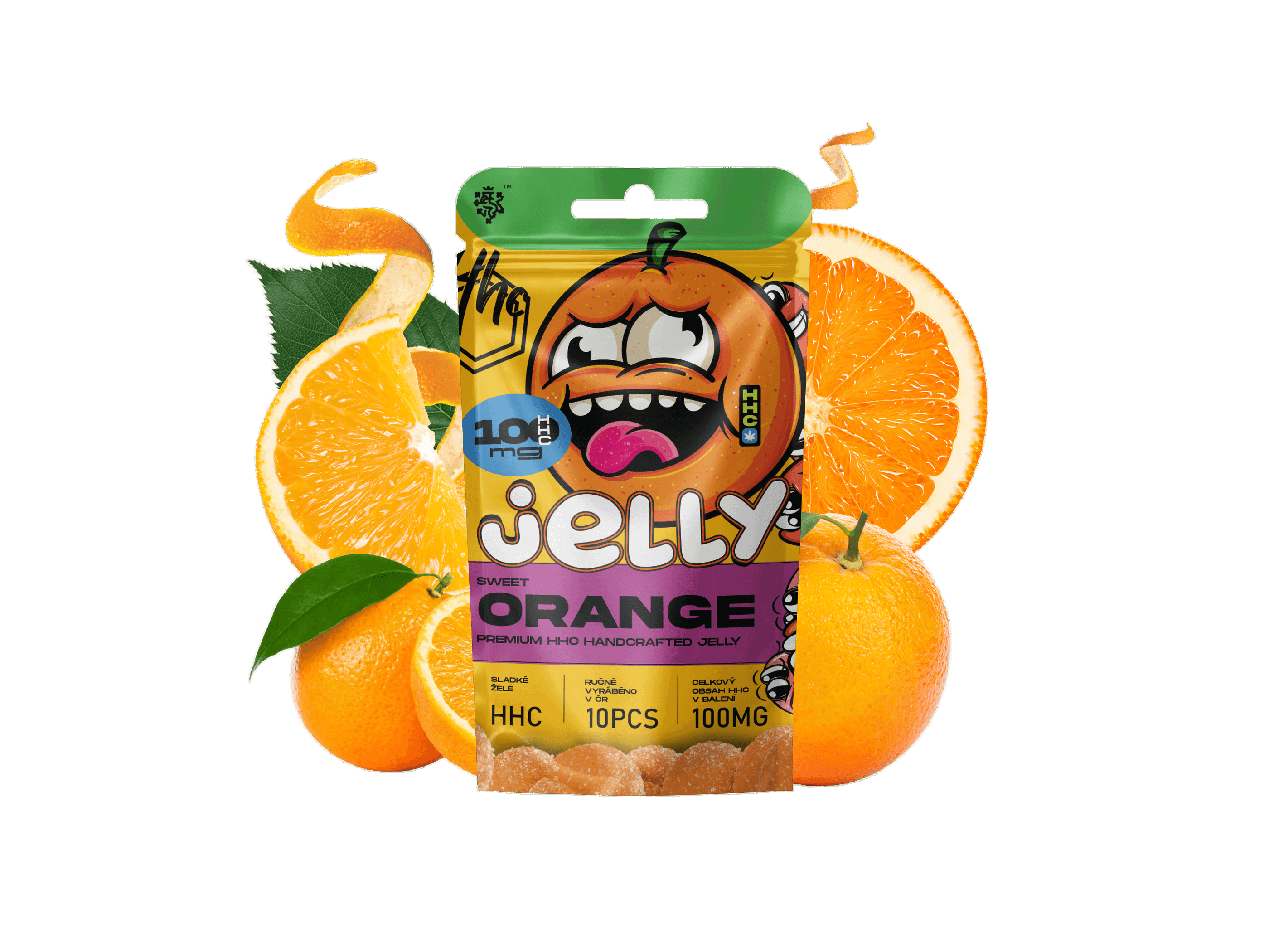 HHC Jelly 10mg - želé pomeranč