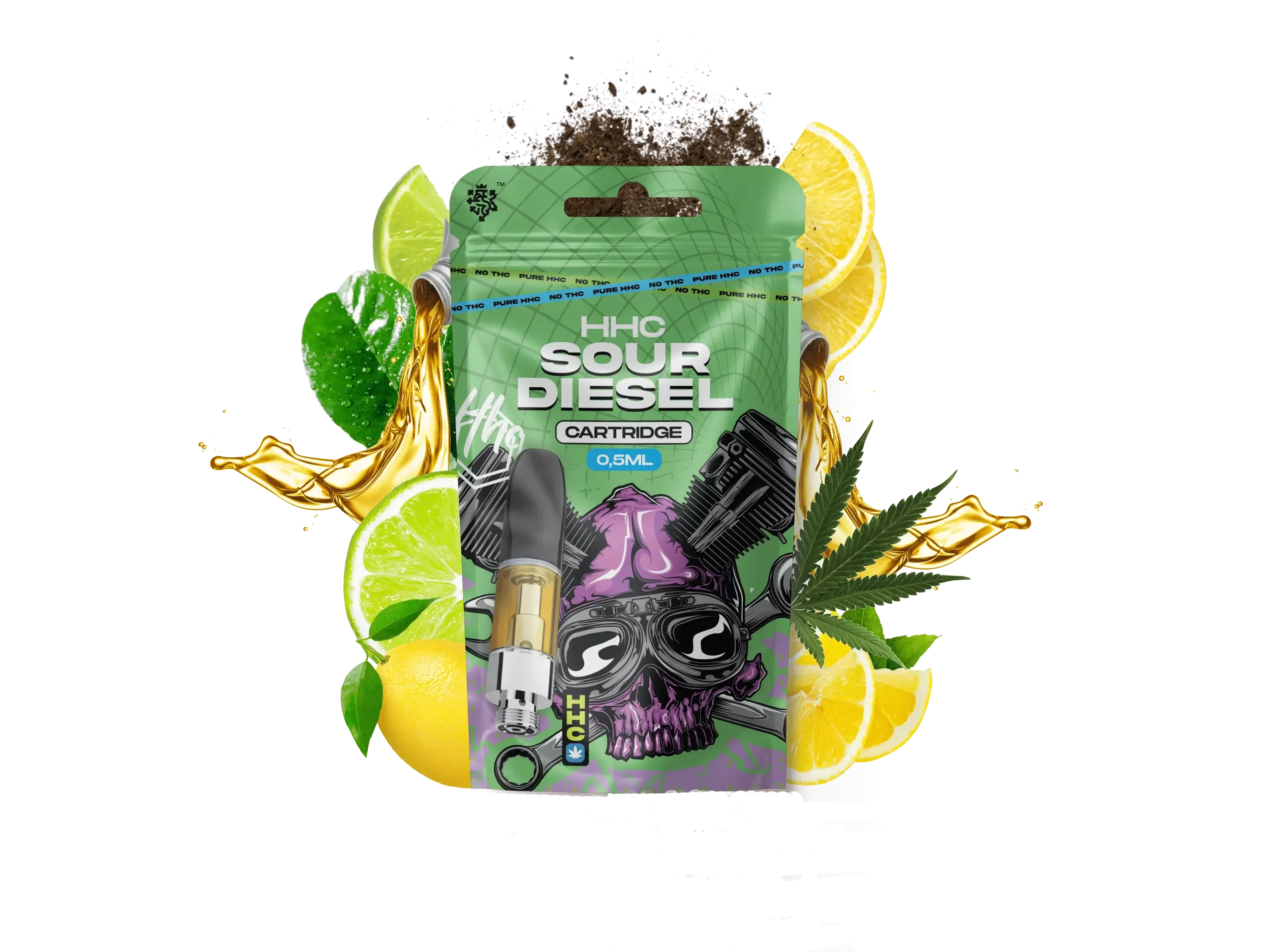Cartridge Sour Diesel 94% HHC 0,5 ml