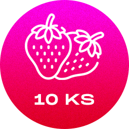 THCP Jelly worms - Jahoda 50mg, 10ks