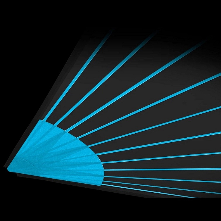 Nepromokavý čtverec solaria 55km/h