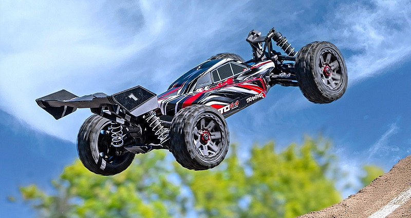 Traxxas Jato 1:8 4WD BL-2S RTR červené