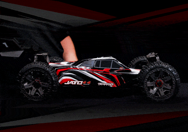 Traxxas Jato 1:8 4WD BL-2S RTR červené