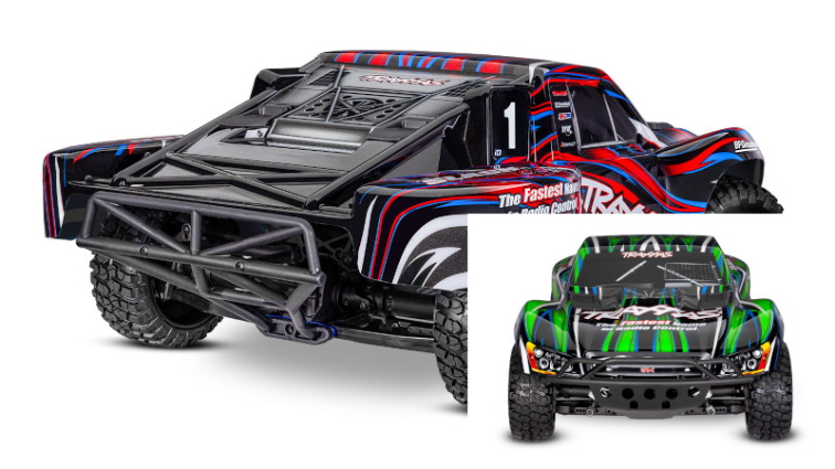 Traxxas Slash 1:10 HD VXL 4WD RTR modrý