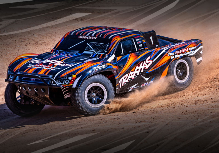 Traxxas Slash 1:10 HD VXL 4WD RTR modrý