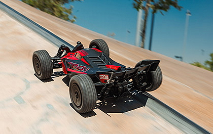 Arrma Typhon Grom 223S BLX 1:18 4WD Smart RTR Červený