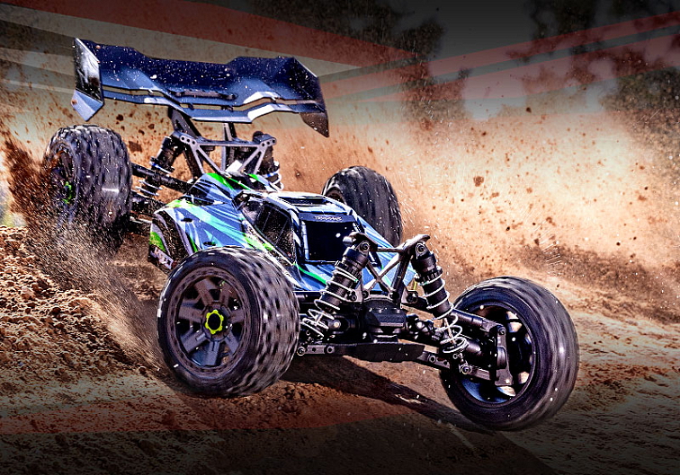 Traxxas Jato 1:8 4WD BL-2S RTR červené