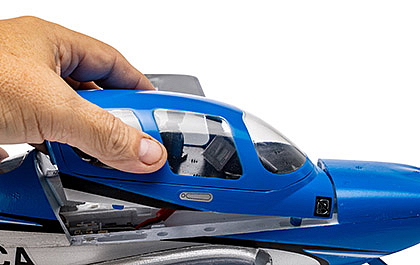 E-flite Cirrus SR22T 0.73m AS3X SAFE Select BNF Basic