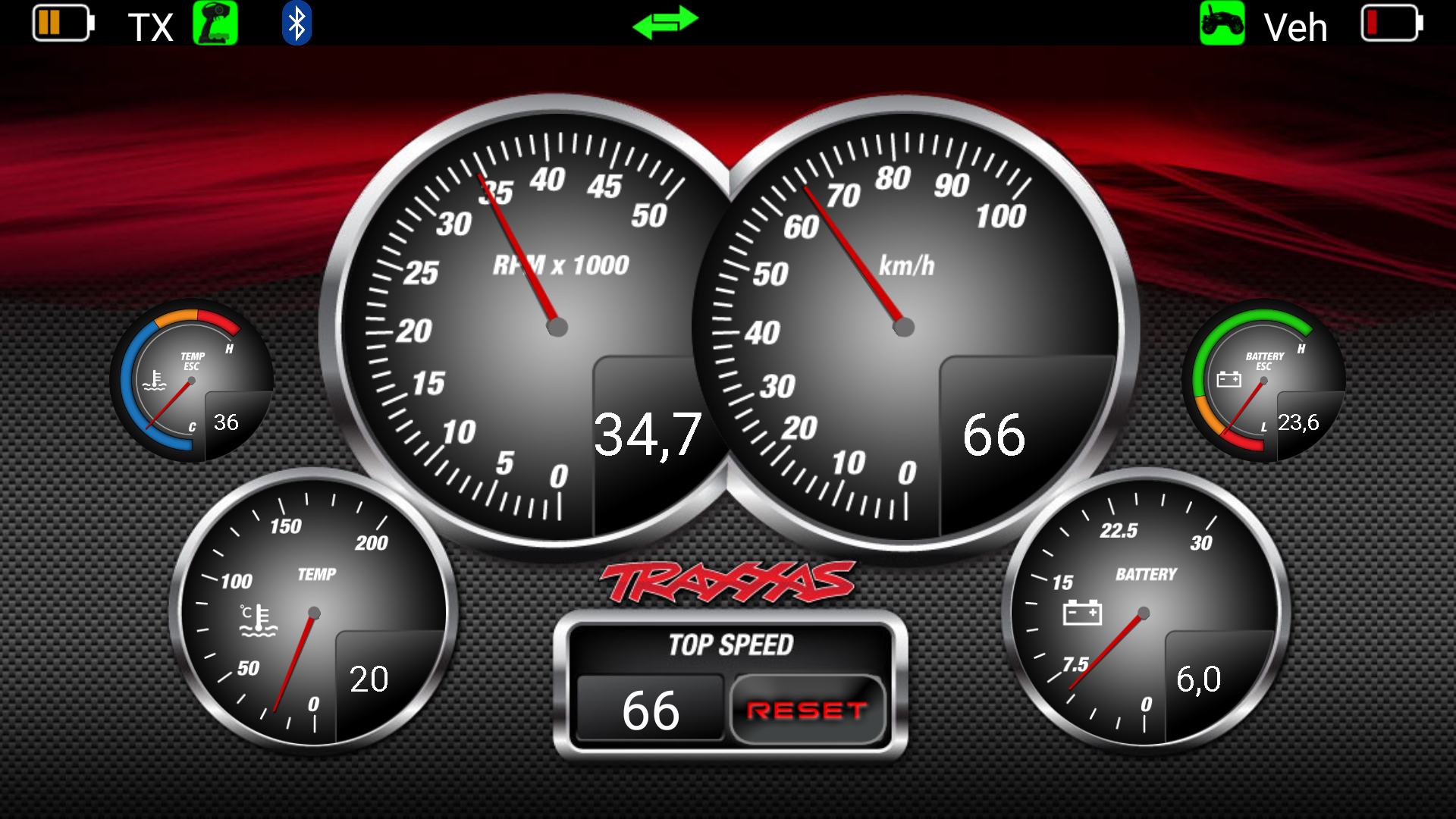 Traxxas Funco 1:6 RTR modrá