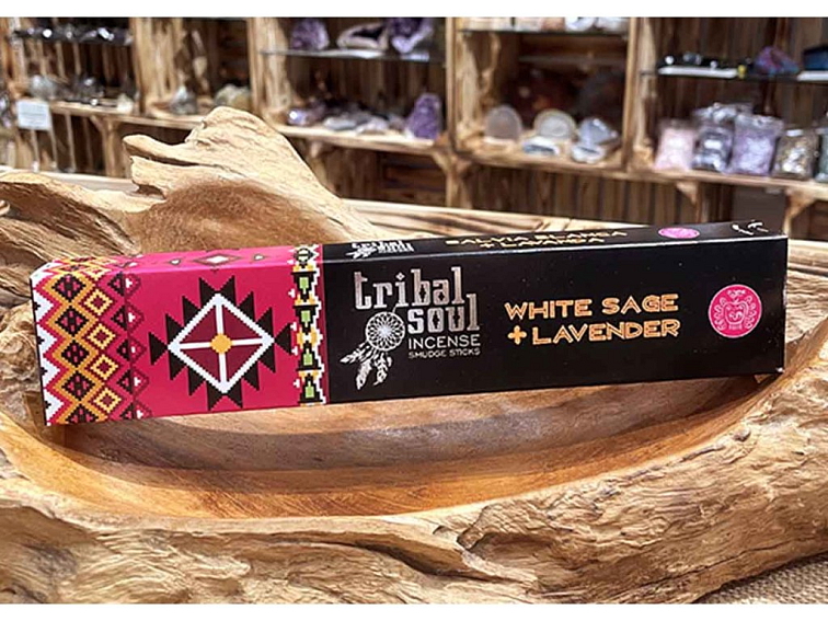Vonné tyčinky – Tribal Soul, Bílá šalvěj & Levandule