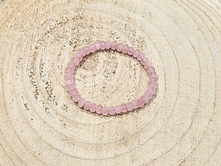 Růženín - náramek; 4×6mm – rondelky