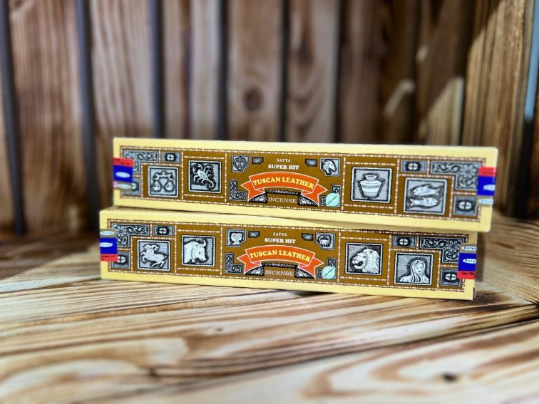 Vonné tyčinky - Satya, Tuscan Leather