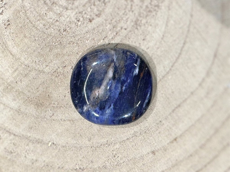 Sodalit - placka tromlovaný kámen; 30-40mm