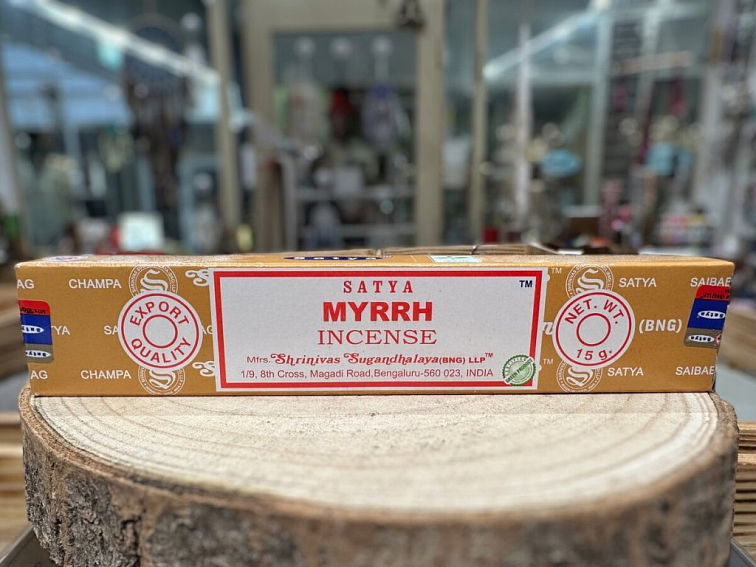 Vonné tyčinky - Satya, Myrrh