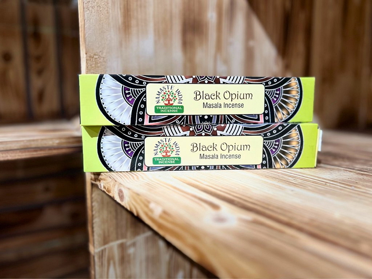 Vonné tyčinky - Namaste India, Black Opium