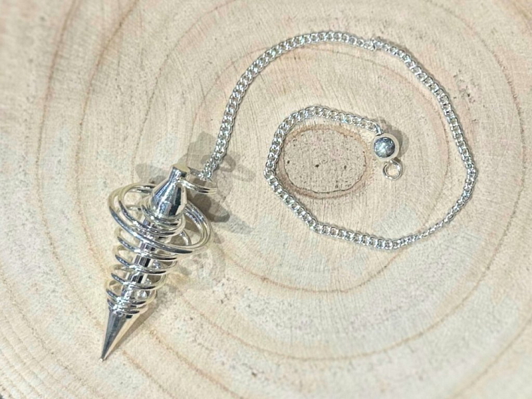 Kyvadlo - Spirála - postříbřené