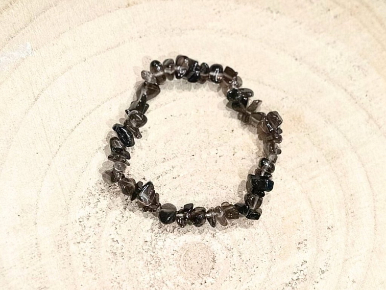 Záhněda - náramek; 5-10mm - sekaný