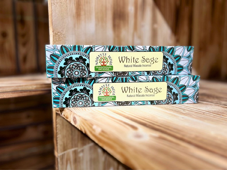 Vonné tyčinky - Namaste India, White Sage