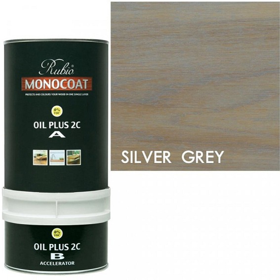 Rubio Monocoat Oil Plus 2C SILVER GREY 350 ml