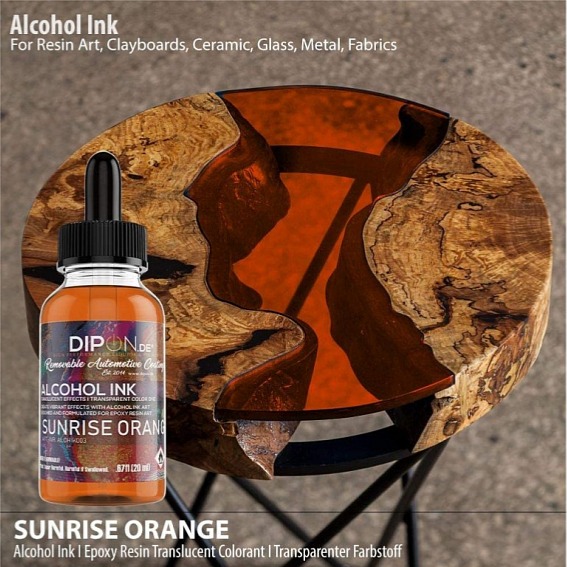 Sunrise Orange - Oranžový alkoholový inkoust 20 ml