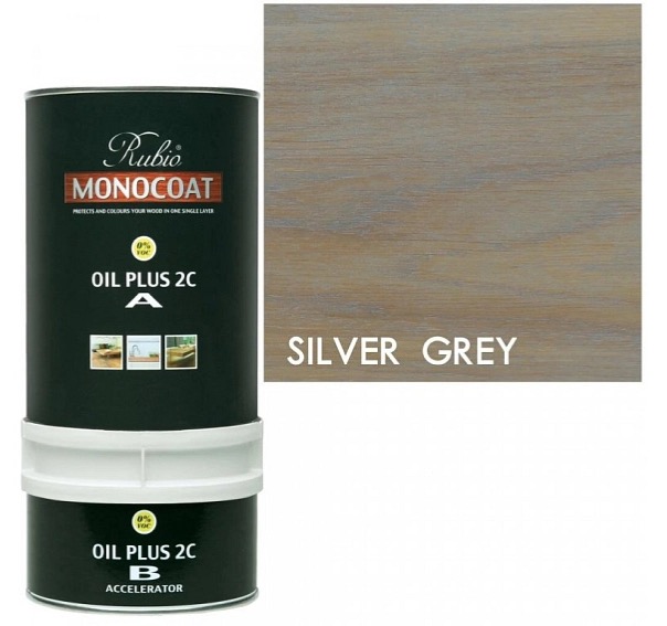 Rubio Monocoat Oil Plus 2C SILVER GREY 390 ml