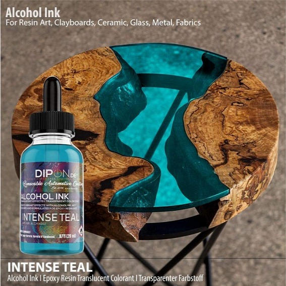 Intense Teal - Tyrkysový alkoholový inkoust 20 ml
