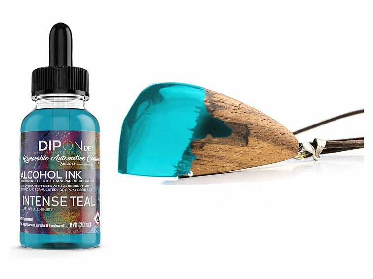 Intense Teal - Tyrkysový alkoholový inkoust 20 ml