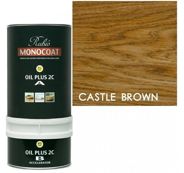 Rubio Monocoat Oil Plus 2C CASTLE BROWN 3,5 L