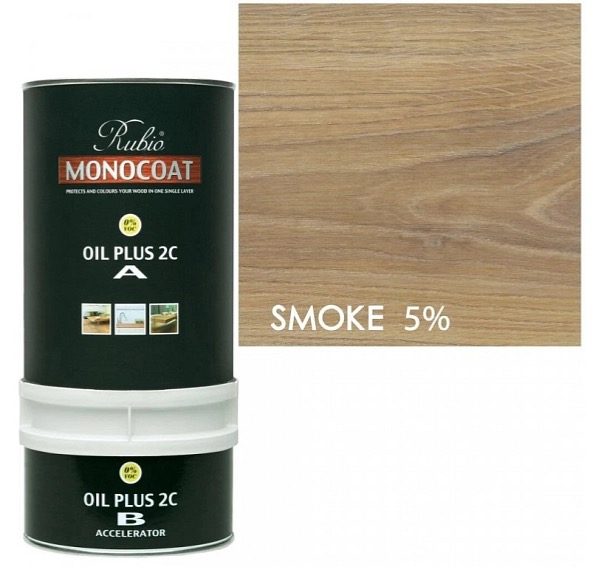 Rubio Monocoat Oil Plus 2C SMOKE 5% 1,3 L