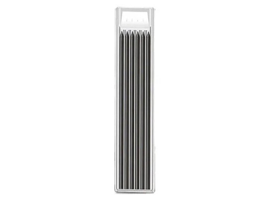 Náhradní tuhy do truhlářské tužky, černé, 2,8 mm, 6 ks