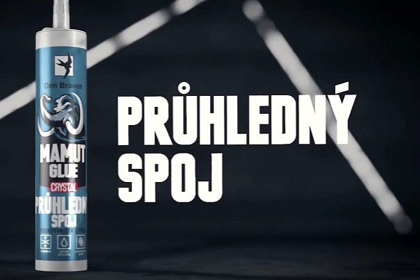 Den Braven MAMUT GLUE Crystal 290 ml, transparentní