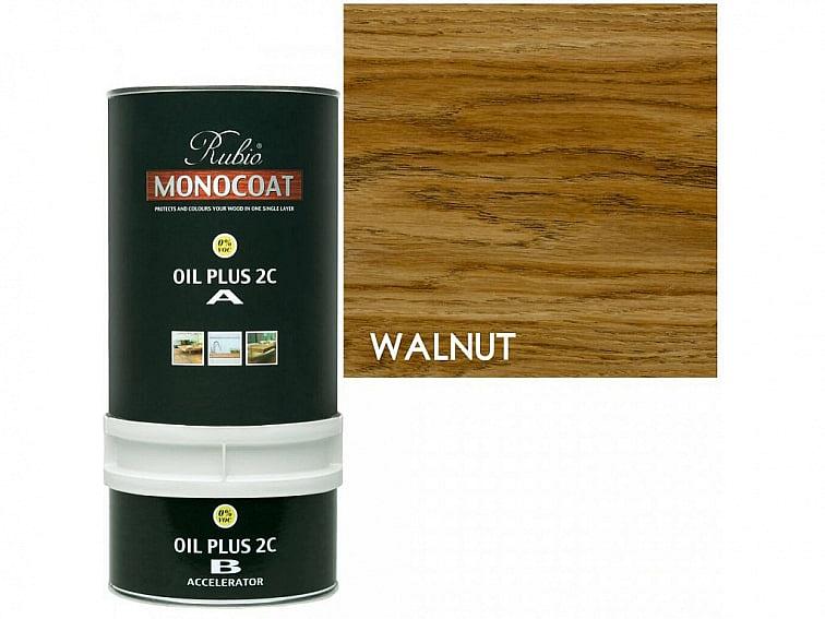 Rubio Monocoat Oil Plus 2C BAREVNÝ, Walnut